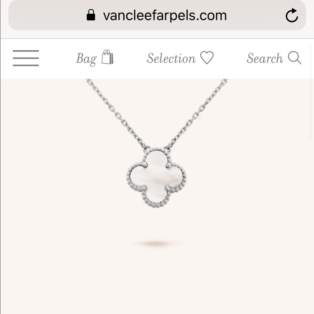 Van cleef & Arpels vintage Alhambra MoP necklace
